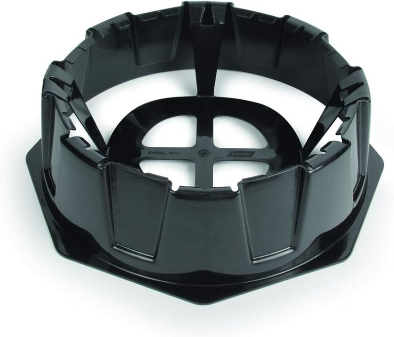 Camco Cylinder Stabilizing Base for 20 lbs and 30 lbs Propane Tank | Keeps Cylinder in Place During Storage or Travel | Black (57237) - Image 1